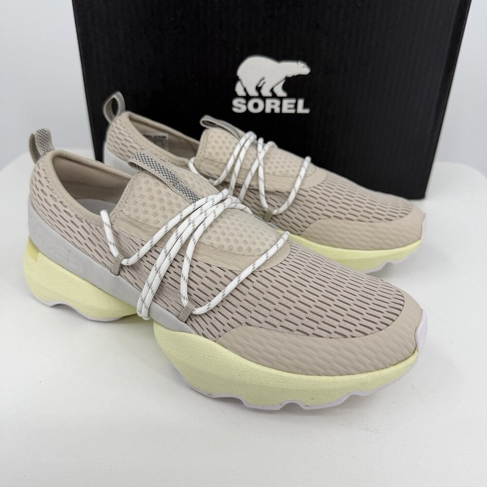 Sorel Women's Kinetic Impact Lace Up Sneakers 11 Running Shoes Dark Stone/Moonst